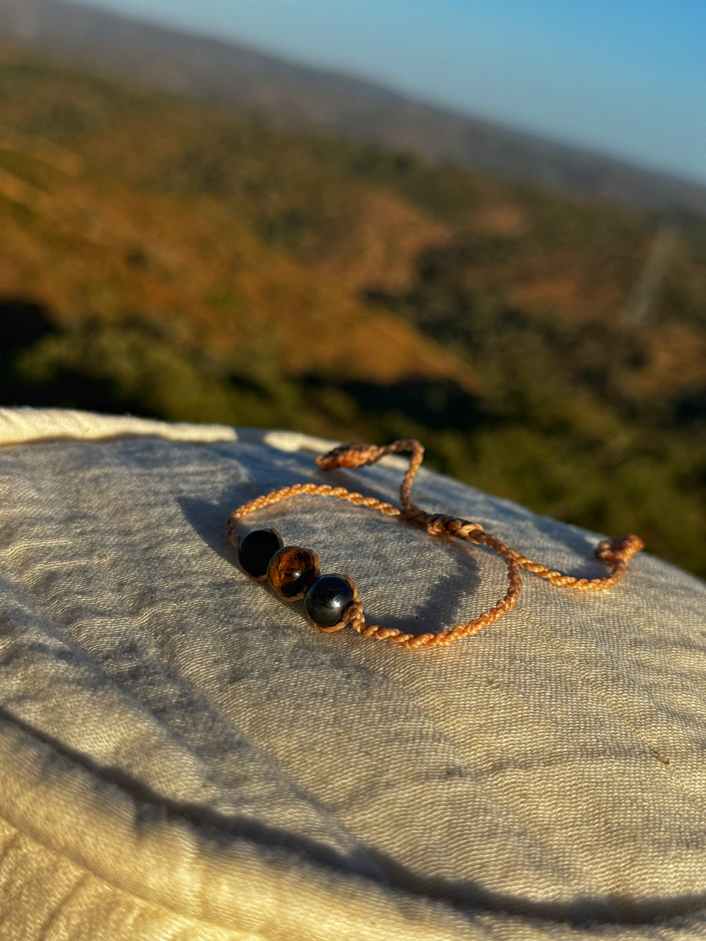 Hematite • Obsidiana • Olho de Tigre Dourado