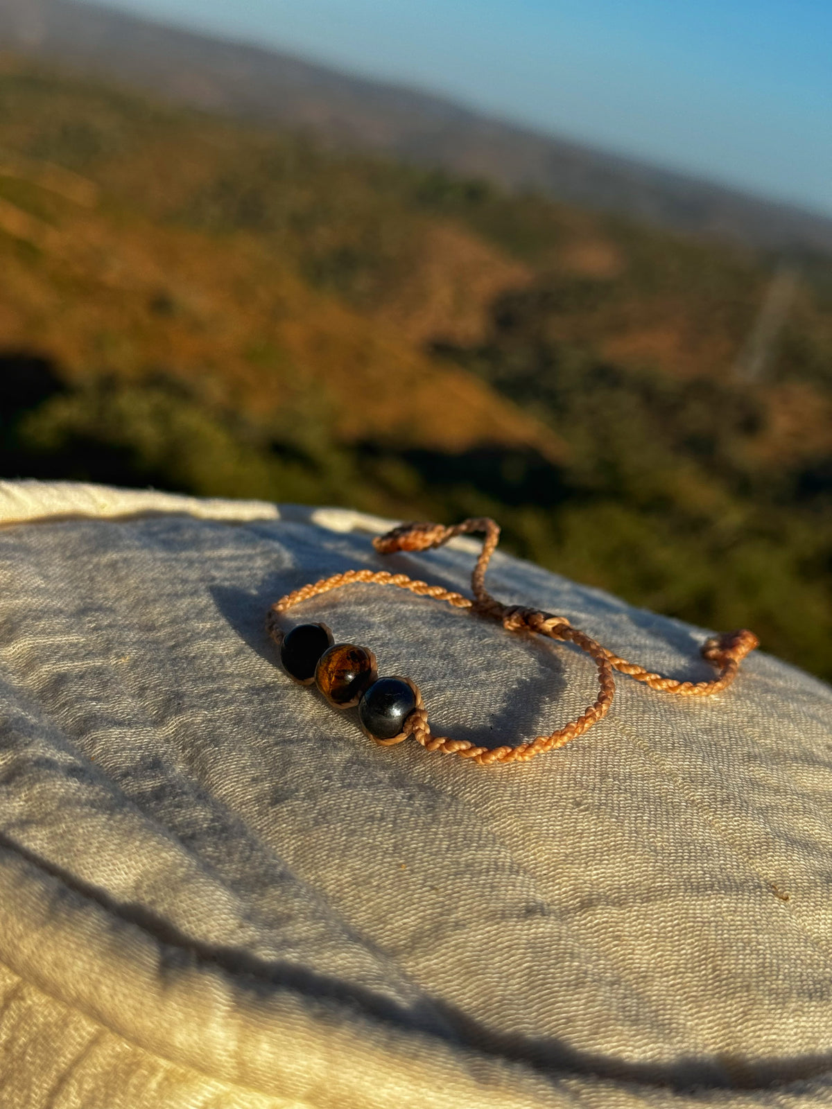 Hematite • Obsidiana • Olho de Tigre Dourado
